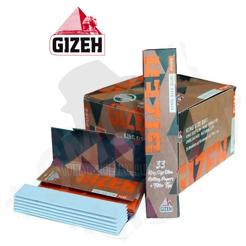 Cartine gizeh duo pure - pure, king