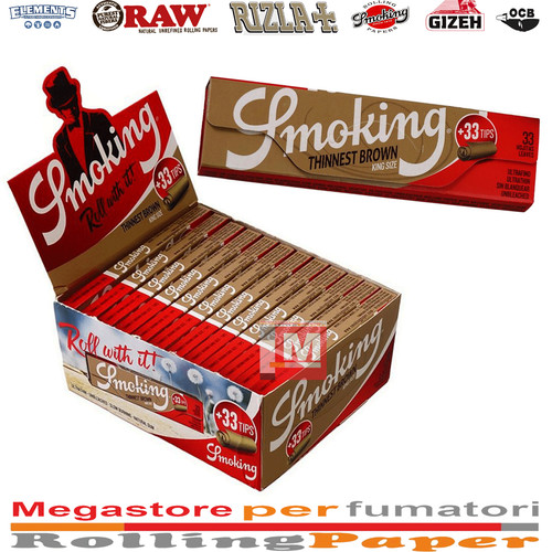 Cartine smoking thinnest brown - thinnest,